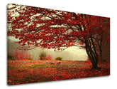 Wall painting TREES Discount 60 % 40X60 cm